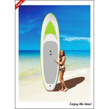 Tabla de surf verde claro Drop Stitch Sup Paddle Board inflable